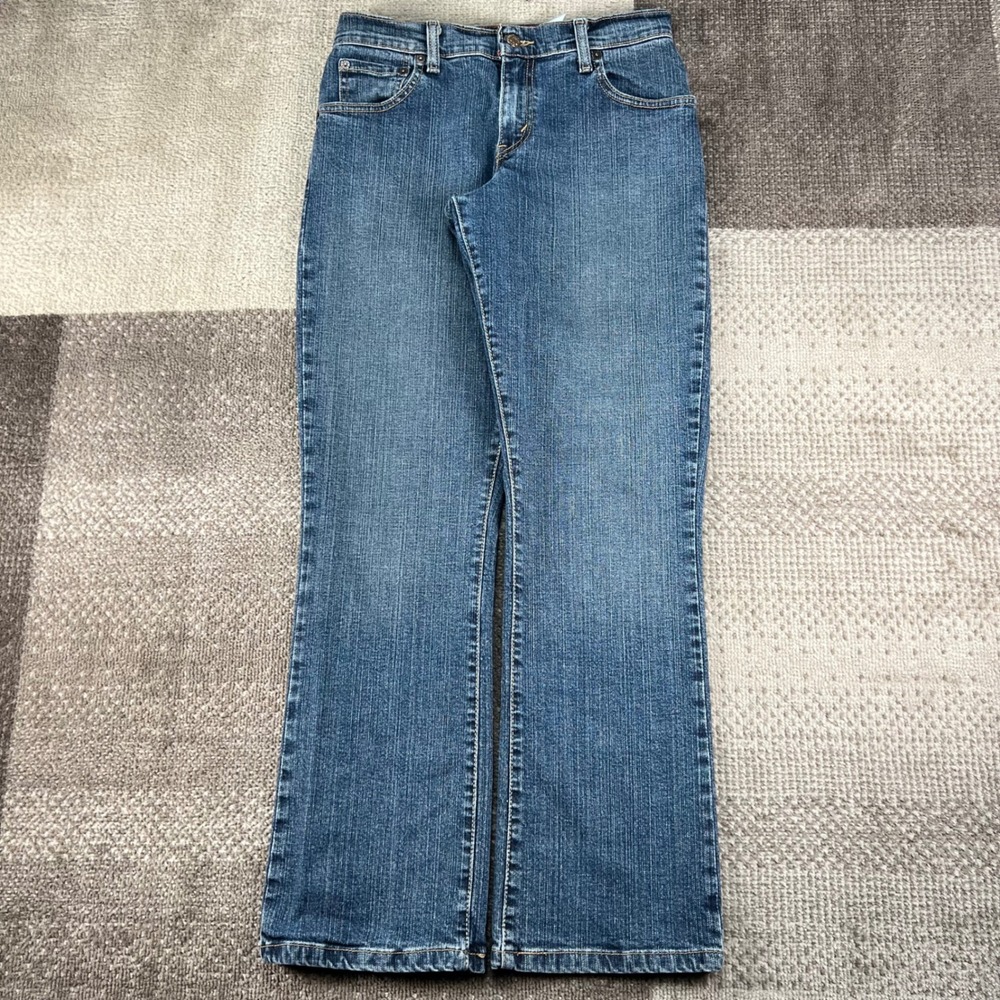 Y2K Levis 550 Relaxed Bootcut Jeans Womens 4S Blue Denim Stretch Boho